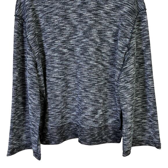 NWT We The Free Knit Sunny Days Sweater Womens M Charcoal Mock Neck Oversized - Picture 4 of 10
